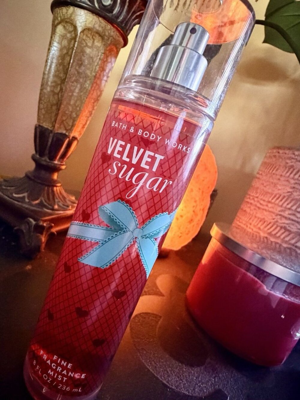 BATH & BODY WORKS VELVET SUGAR FINE FRAGRANCE MIST 8 OZ